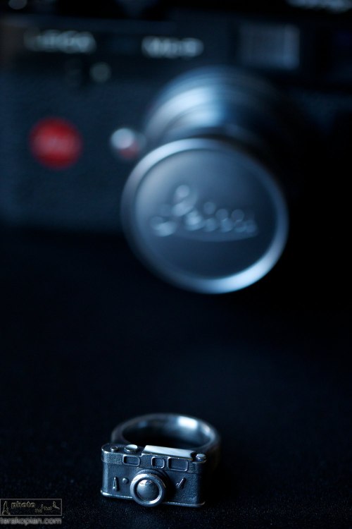 The Leica Shot ring by Florian Huhoff. October 22, 2013. Photo: ©Edmond Terakopian