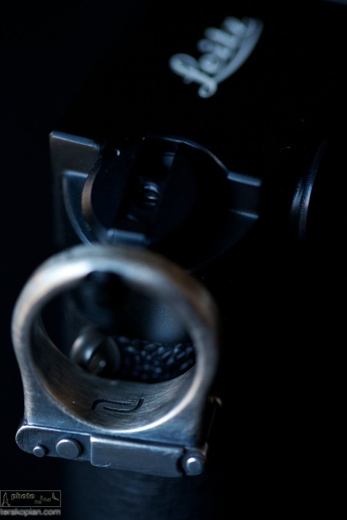 The Leica Shot ring by Florian Huhoff. October 22, 2013. Photo: ©Edmond Terakopian
