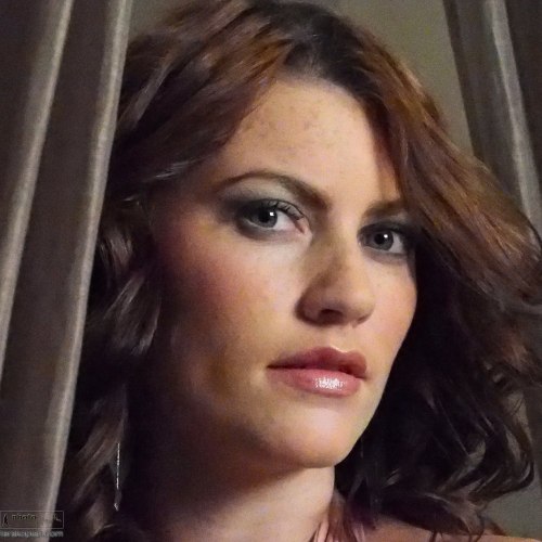 Detail Crop: ISO 25,600. Portrait of a model. Olympus OM-D EM-1 Test Shot with the Olympus 12-40mm f2.8 lens.  Castle Leslie, Glaslough, Ireland. September 10, 2013. Photo: ©Edmond Terakopian    *jpeg image processed in Aperture*