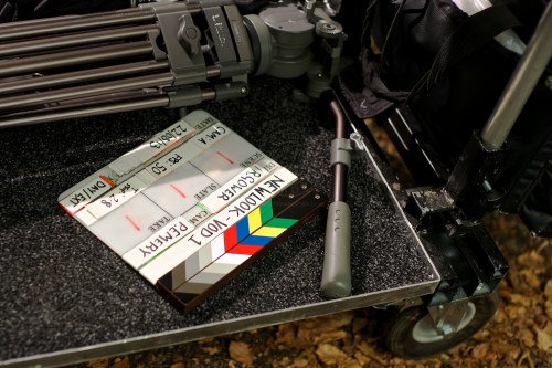 New Look behind the scenes shoot of their Autumn / Winter 2013 collection advertising film by Cherry Duck. Walnuts Farm, Old Heathfield, East Sussex, UK. August 22, 2013. Photo: ©Edmond Terakopian