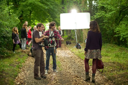 New Look behind the scenes shoot of their Autumn / Winter 2013 collection advertising film by Cherry Duck. Walnuts Farm, Old Heathfield, East Sussex, UK. August 22, 2013. Photo: ©Edmond Terakopian