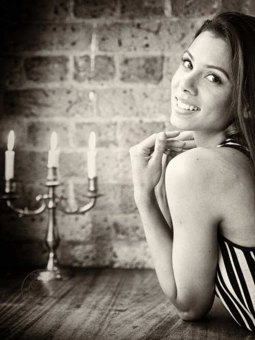 Test shots with the Olympus PEN E-P5 at Olympus's UK press event launching the new camera.  *NB-Image taken on an initial production, pre-final firmware camera*  Model Sonia Yasmin Ali.  London, UK. May 29, 2013. Photo: © Edmond Terakopian   Technical notes: raw image processed in Aperture. ISO 3200, Olympus 45mm f1.8 lens