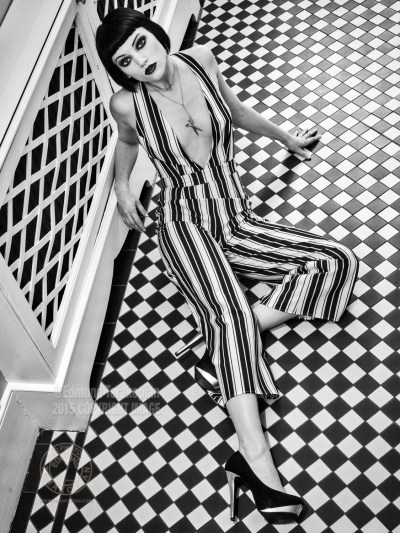 Photoshoot with model Jordan Ebbitt. London. April 10, 2015. Photo: Edmond Terakopian