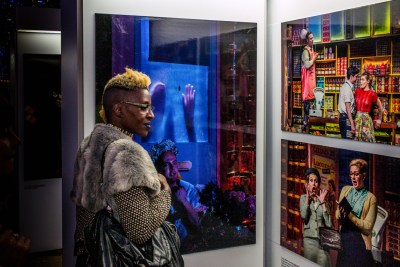 The opening and private view of 